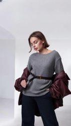 Светр жіночий 2392, (р-48), сірий