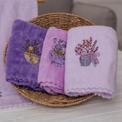 Рушник фіолетовий спокій (набір)