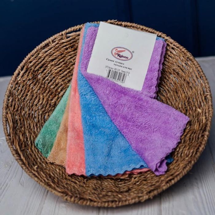 Серветка фібра однотонна (к-т -5 шт.)