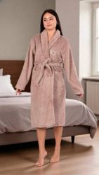 Халат жіночий (пудровий) 3079 (р. 54-58)