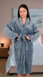 Халат жіночий (сірий) 3079 (р. 54-58)