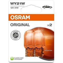 Автолампа Osram WY21W 12V WX3X16D