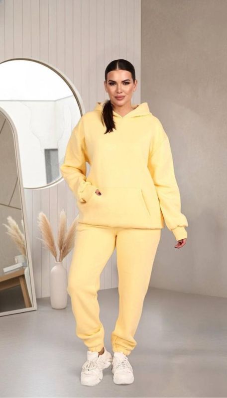 Костюм жіночий світло-жовтий 2XL