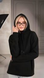 Худі жіноче чорне (р. -S)