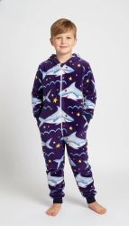 Кігурумі для хлопчика з малюнком темно-синій (ріст -120)