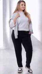 Штани жіночі чорні р. 56