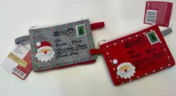 Новорічний гаманець із фетру для подарунків ( к-т- 2шт.)