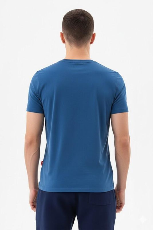 Футболка чоловіча синя (р.-2XL)