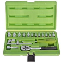 Набір головок 1/4", 17 предметів 4-13 мм