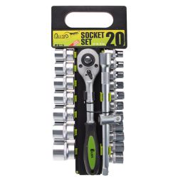 Набір головок 1/2", 20 предмета 8-32 мм