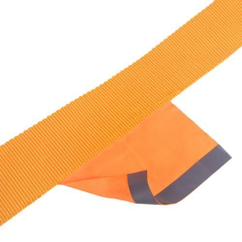 Трос буксирувальний 6т стрічка 60мм х 5м помаранчевий(/2 гаки,прапорці,сумка)