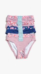 Набір жіночих трусиків-сліпів з квітковим принтом "Сакура" ( розм. -5XL) (4 шт.)