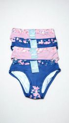 Набір жіночих трусиків-сліпів з квітковим принтом "Сакура" ( розм. -6XL) (4 шт.)
