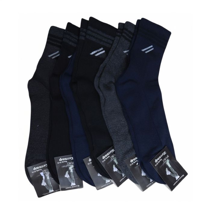 Набір шкарпеток чоловічих зимових 6 пар р.29-31 (43-46) теплі високі, арт. SDM001